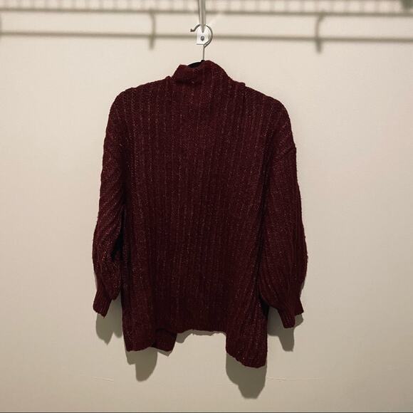 URBAN OUTFITTERS Truly Madly Deeply Chunky Knit Balloon Sleeve Cardigan Sweater - Picture 7 of 9